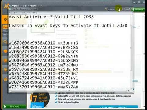 What is the activation code of avast free antivirus download 2019 windows 7